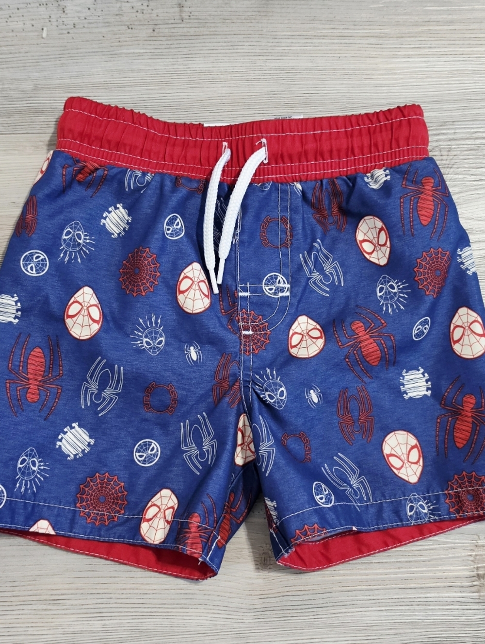 Marvel Spider Man Toddler Boys Swim Trunks Size 2t